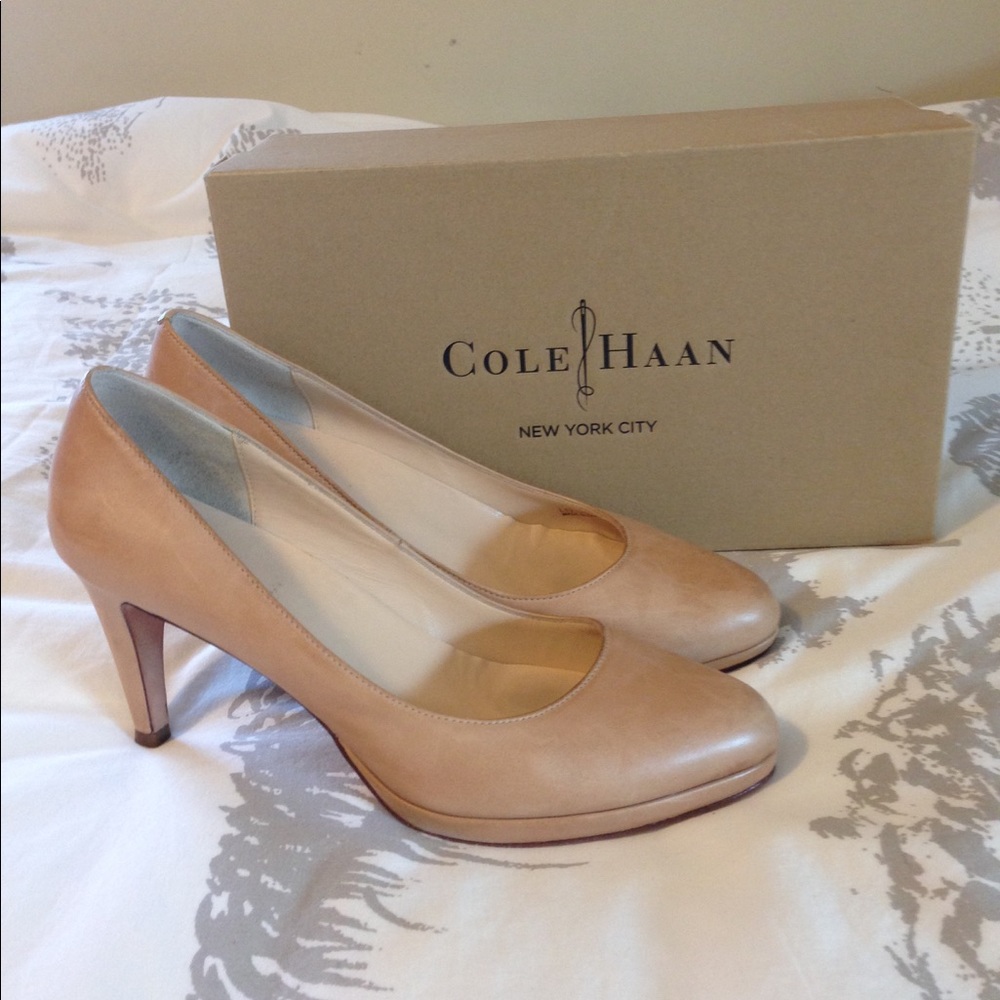 Cole Haan nude heels. Size 8.5